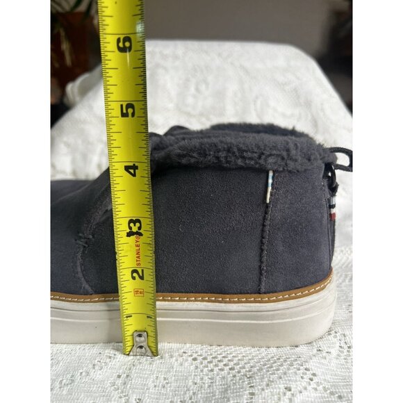 Womens TOMS PAXTON SLIP ON CHUKKA SNEAKER SHOE • Blue Suede• Size 8 - Picture 10 of 11